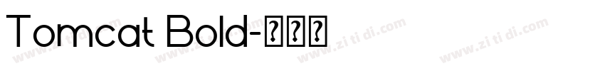 Tomcat Bold字体转换
